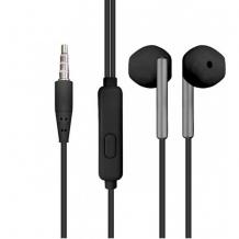 Стерео слушалки Yookie YK1070 / handsfree / 3.5mm за смартфон - черни