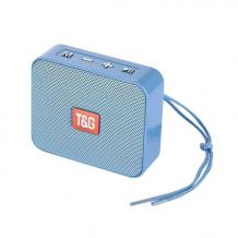 Bluetooth mini тонколона T&G 166 / T&G 166 Bluetooth mini Speaker - светло синя