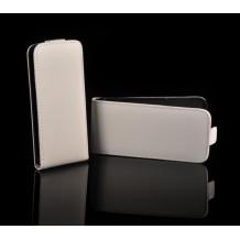 Луксозен калъф Flip тефтер за Sony Xperia E - бял