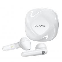 Безжични Bluetooth слушалки USAMS SD001 / Bluetooth Handsfree Wireless USAMS SD001 - бели