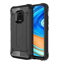 Силиконов гръб TPU Spigen Hybrid с твърда част за Motorola Moto E7 Plus – черен