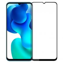 5D full cover Tempered glass Full Glue screen protector Xiaomi Mi Note 10 Lite / Извит стъклен скрийн протектор с лепило от вътрешната страна за Xiaomi Mi Note 10 Lite - черен