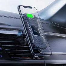 Магнитна стойка за кола с безжично зареждане Hoco CA75 Magnetic Wireless Fast Charging - черна