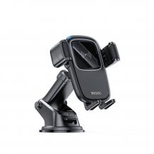 Стойка за кола с безжично зареждане Yesido C187 / Wireless Fast Charging Car Holder Yesido C187 15W - черна