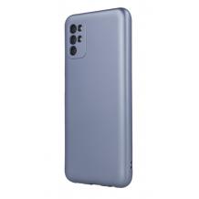 Силиконов калъф / гръб / TPU кейс Metallic Cover за Samsung Galaxy A13 4G - светло син