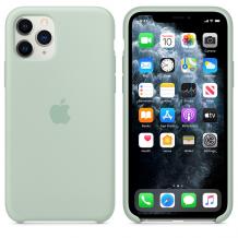 Оригинален гръб Silicone Cover за Apple iPhone 11 Pro Max 6.5" - светло син