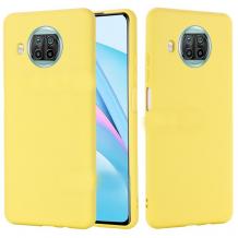 Луксозен силиконов калъф / гръб / Nano TPU за Xiaomi Mi 10T Lite - Жълт