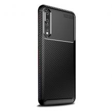 Луксозен силиконов калъф / гръб / TPU Auto Focus за Xiaomi Mi 9 - черен / Carbon