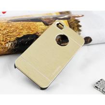 Луксозен твърд гръб / капак / MOTOMO за Apple iPhone 4 / iPhone 4S - златист