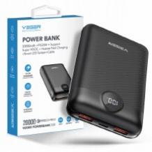 Универсална външна батерия Power Bank VEGER 20 000 mAh PD QC3.0 3A 22.5W Fast Charging S20 (W2053)