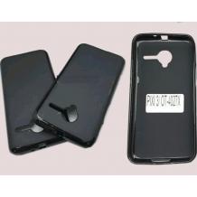 Силиконов калъф / гръб / TPU за Alcatel One Touch Pixi 3 4.5 OT-4027 - черен / мат