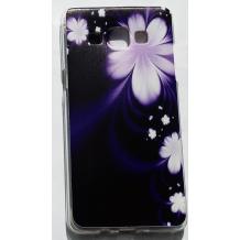 Силиконов калъф / гръб / TPU за Samsung Galaxy A3 SM-A300F / Samsung A3 - лилави цветя