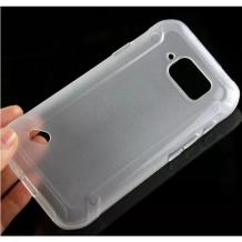 Силиконов калъф / гръб / TPU за Samsung Galaxy S6 Active G890 - прозрачен / мат