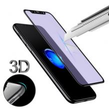 3D full cover Tempered Glass Screen Protector Baseus Anti-blue light Apple iPhone X / Извит стъклен скрийн протектор Baseus Anti-blue light за Apple iPhone X - черен