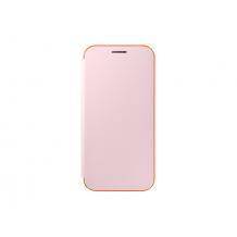 Оригинален калъф Neon Flip Cover EF-FA320PPEGWW за Samsung Galaxy A3 2017 A320 - розов