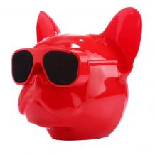 Bluetooth тонколона Dog Head / Dog Head Bluetooth Wireless Stereo Speaker - червена