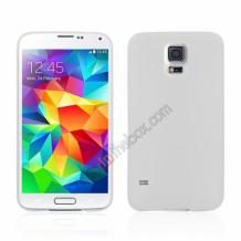 Ултра тънък заден предпазен твърд гръб / капак / за Samsung G900 Galaxy S5 - прозрачен / мат