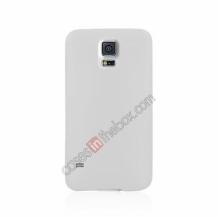 Ултра тънък заден предпазен твърд гръб / капак / за Samsung G900 Galaxy S5 - прозрачен / мат