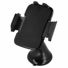 Универсална стойка за кола / Car Holder / с късо рамо за Samsung, LG, HTC, Sony, Nokia, Huawei, ZTE, Apple, BlackBerry и други - въртяща се на 360 градуса