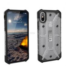 Оригинален Удароустойчив гръб UAG Urban Armor Gear Plasma Series за Samsung Galaxy S9 G960 - прозрачен / черен кант