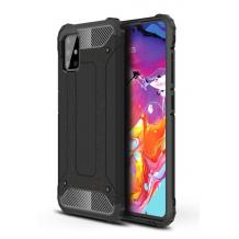 Силиконов гръб TPU Spigen Hybrid с твърда част за Samsung Galaxy A51 - черен