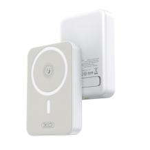 Външна батерия Power Bank 10000 mAh XO PR231 15W Wireless / PD/20W USB-C порт и безжично зареждане с MagSafe / Magnetic Wireless Charging Power Bank 10000 mAh 20W - Бяла