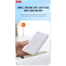 Външна батерия Power bank XO-PB301 / 2xUSB 2A / 10000mAh - Бяла