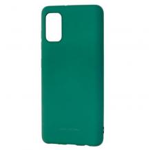 Силиконов калъф / гръб / TPU Molan Cano Jelly Case за Samsung Galaxy A41 - тъмно зелен / мат