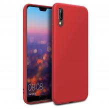 Луксозен силиконов калъф / гръб / Nano TPU за Xiaomi Redmi 7A - червен