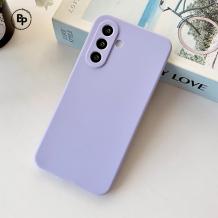 Силиконов калъф / кейс / Nano TPU за Samsung Galaxy A16 - лилав гръб със защита за камерата