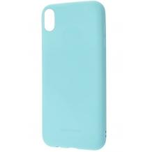 Силиконов калъф / гръб / TPU MOLAN CANO Jelly Case за Apple iPhone X / iPhone XS - мента / мат