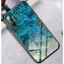 Луксозен стъклен твърд гръб за Samsung Galaxy Note 10 Plus N975 - син