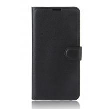 Кожен калъф Flip тефтер Flexi за Samsung Galaxy Xcover 4 G390 - черен