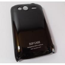 Заден предпазен капак SGP за HTC Wildfire S - Черен