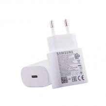 Оригинално зарядно / адаптер / за Samsung Galaxy S23 Plus Super Charge 25W / Type-C - бял