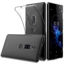 Ултра тънък силиконов калъф / гръб / TPU Ultra Thin за Sony Xperia XZ2 Premium - прозрачен