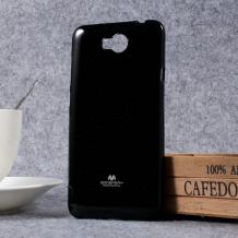 Луксозен силиконов калъф / гръб / TPU Mercury GOOSPERY Jelly Case за Huawei Y5 2017 / Huawei Y6 2017 - черен