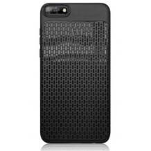 Силиконов калъф / гръб / TPU Qiange Pattern за Huawei Y5 2018 - черен