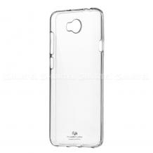 Луксозен силиконов калъф / гръб / TPU Mercury GOOSPERY Jelly Case за Huawei Y5 2017 / Huawei Y6 2017 - прозрачен