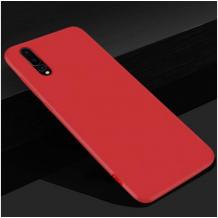 Силиконов калъф / гръб / TPU за Huawei Y6 Pro 2019 / Honor 8A - червен / мат