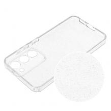Луксозен силиконов калъф / кейс / Crystal Case TPU за Samsung Galaxy A05s - прозрачен / брокат