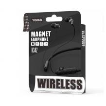 Магнитни Bluetooth Handsfree / Стерео слушалки Yookie SPORT Magnet K342 - черни