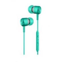 Стерео слушалки Yookie YK619 / handsfree / 3.5mm за смартфон - зелени