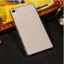 Ултра тънък силиконов калъф / гръб / TPU Ultra Thin за Sony Xperia Z4 - прозрачен / черен