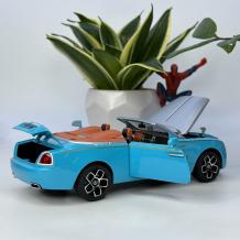 Метална кола с отварящи се врати капаци светлини и звуци Rolls Royce Dawn 1:24