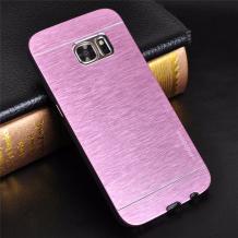 Луксозен твърд гръб MOTOMO за Samsung Galaxy S7 G930 - розов