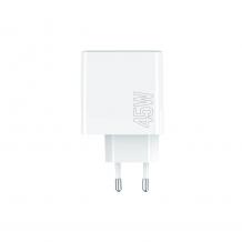Зарядно устройство Maxlife MXTC-07-45AC PD QC 1x USB-C 1x USB 45W