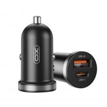 Зарядно устройство за кола адаптер XOCC56 PD 30W QC 1x USB 1x USB-C 12V / 24V