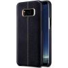 Луксозен кожен гръб VORSON за Samsung Galaxy S8 G950 - черен