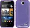 Силиконов калъф / гръб / TPU S-Line за HTC Desire 310 - лилав S-Case